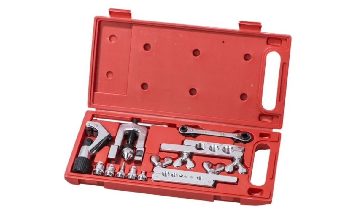  Инструмент для развальцовки труб (10 предметов) двойной TA-M1007 AE&T (0)