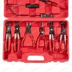  ST120 Набор щипцов для демонтажа пружинных хомутов патрубков, 9 предметов мни (1)