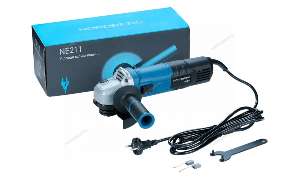  УШМ с регулировкой оборотов, диам. диска 125 мм, 3000-11000 об/мин, 1050Вт NE211 (0)