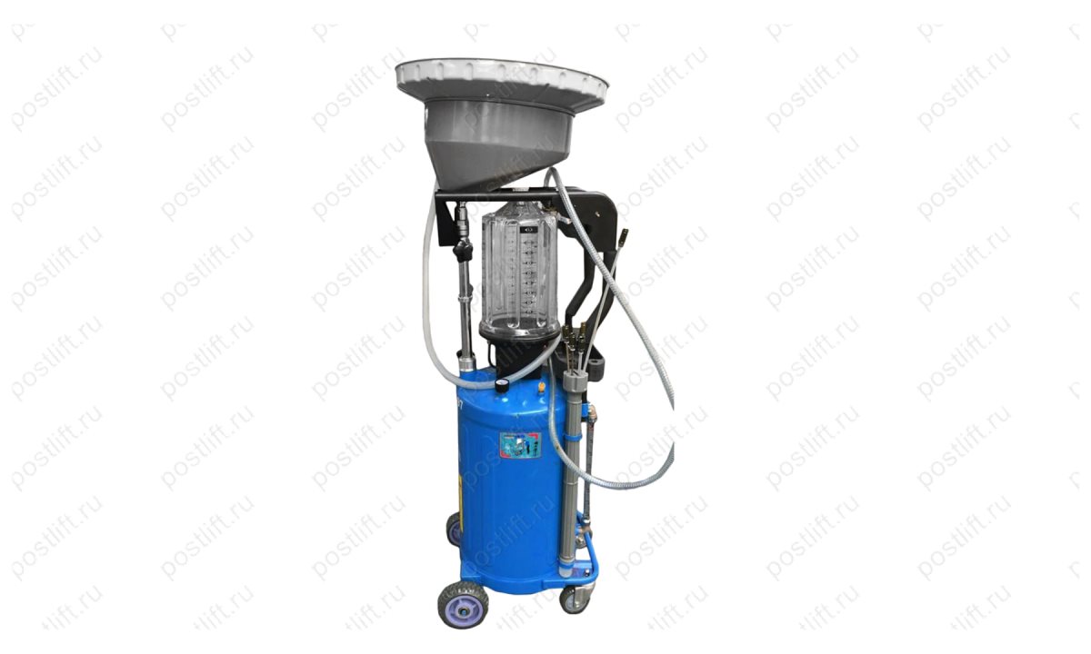  Установка 80 л., для откачки через щуп и слива отраб-го масла, с расшир-ем воронки и предкамерой (1)