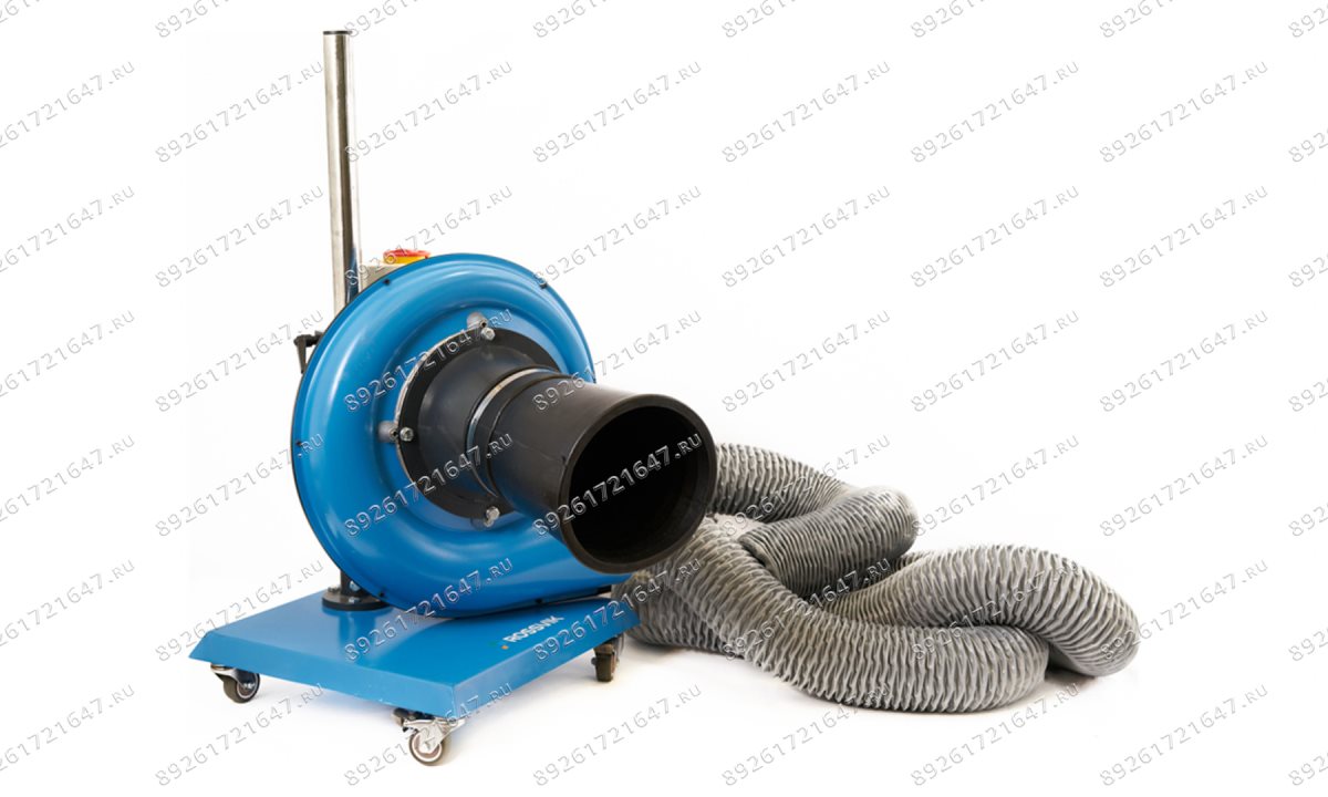  (CA80010210PVC) Установка мобильная для удаления выхлопных газов ROSSVIK шланг 102мм*10м (1)