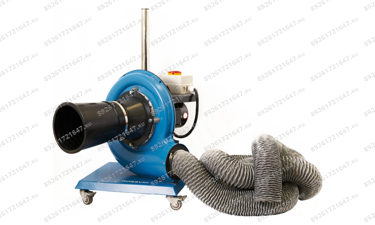  (CA80010210PVC) Установка мобильная для удаления выхлопных газов ROSSVIK шланг 102мм*10м (0)