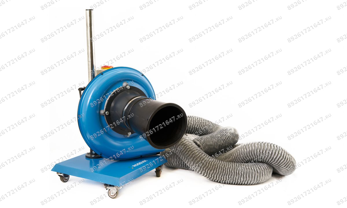  (CA80010210PVC) Установка мобильная для удаления выхлопных газов ROSSVIK шланг 102мм*10м (1)