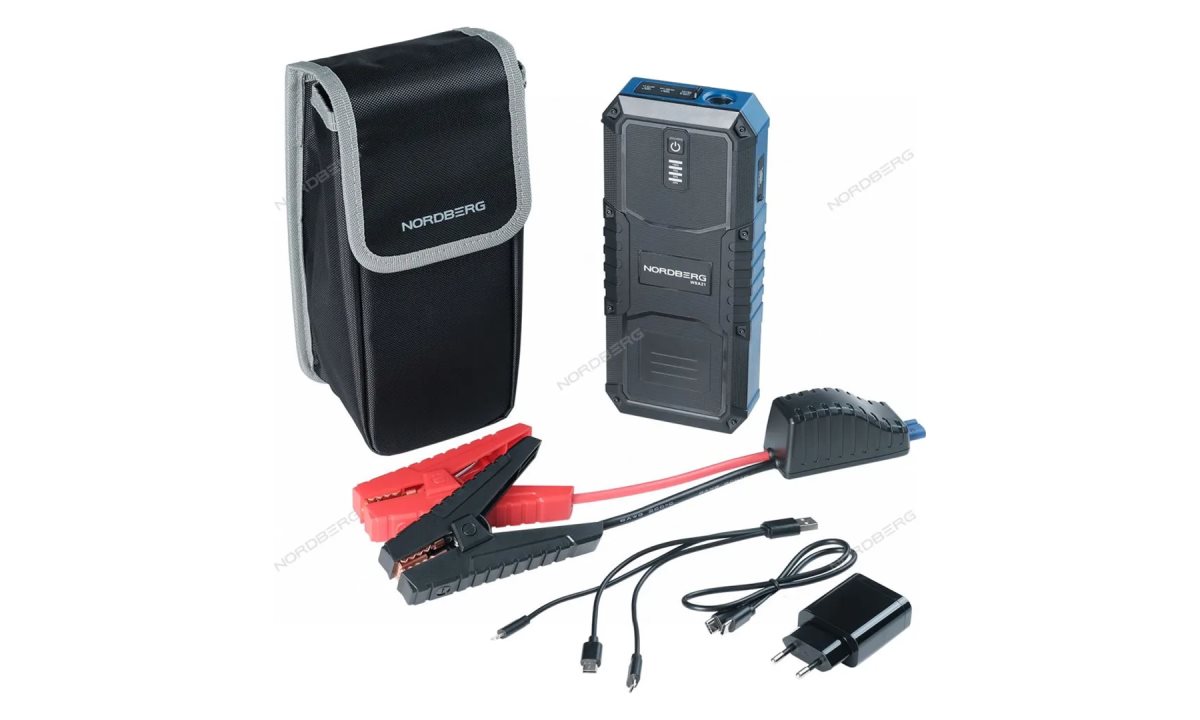  Устройство пусковое портативное 5/12/15V, емкость 21 Aч NORDBERG WSA21 (1)