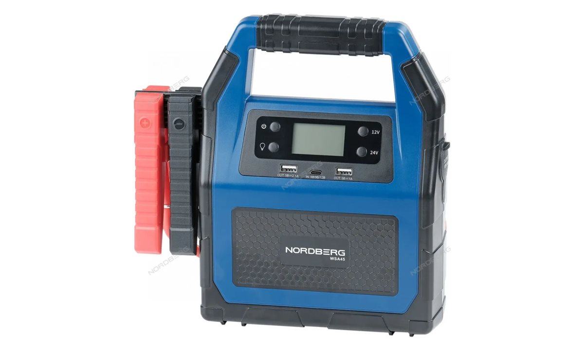  Устройство пусковое портативное 5/12/24V, емкость 45 Aч NORDBERG WSA45 NORDBERG WSA45 (1)