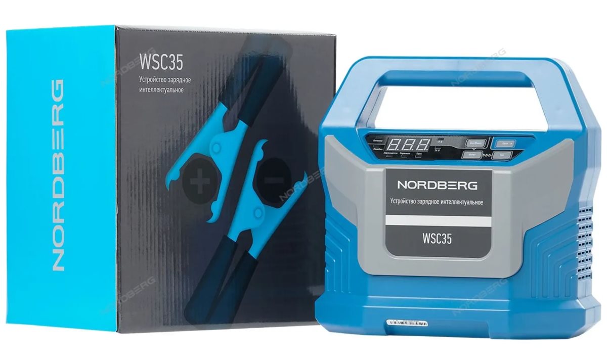  УСТРОЙСТВО зарядное интеллектуальное 12/24V макс ток 15A NORDBERG WSC35 (1)