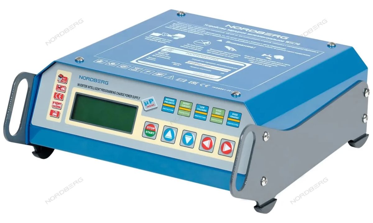  УСТРОЙСТВО зарядное интеллектуальное 12V макс ток 70A NORDBERG WSC70 (1)