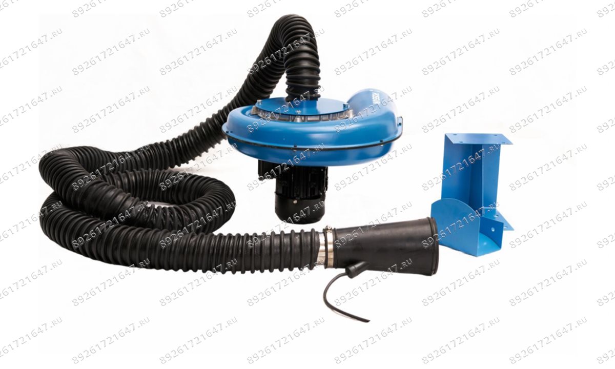  (CA70007604) Шланг с вентилятором для удаления выхлопных газов ROSSVIK шланг 76мм*4м (1)