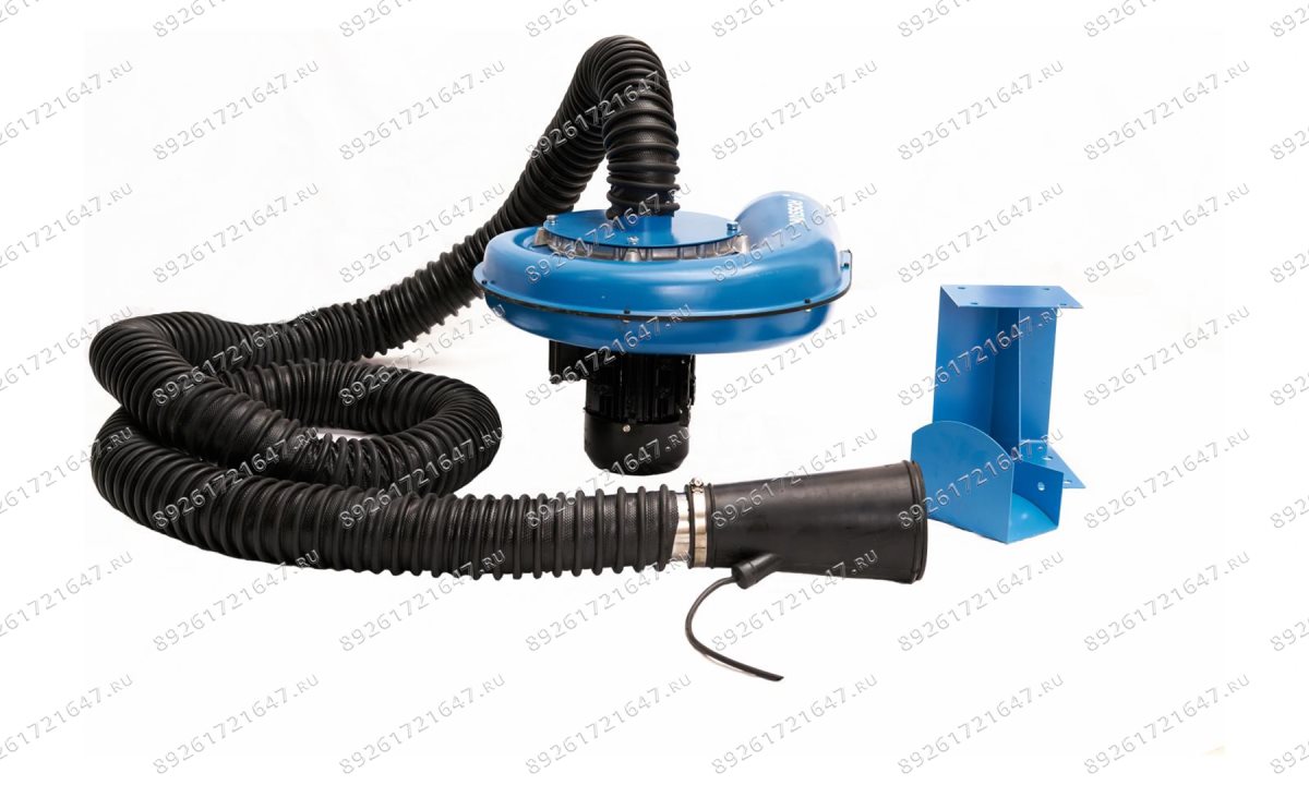  (CA70007604) Шланг с вентилятором для удаления выхлопных газов ROSSVIK шланг 76мм*4м (1)