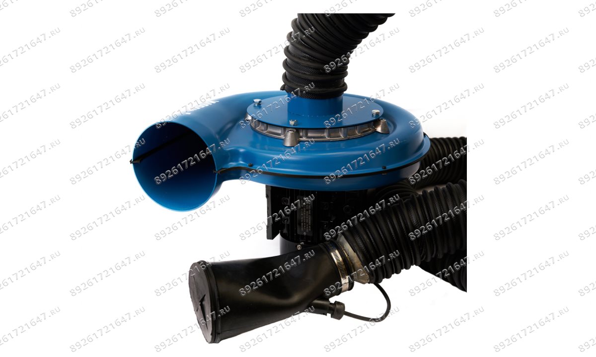  (CA70010204) Шланг с вентилятором для удаления выхлопных газов ROSSVIK шланг 102мм*4м (1)