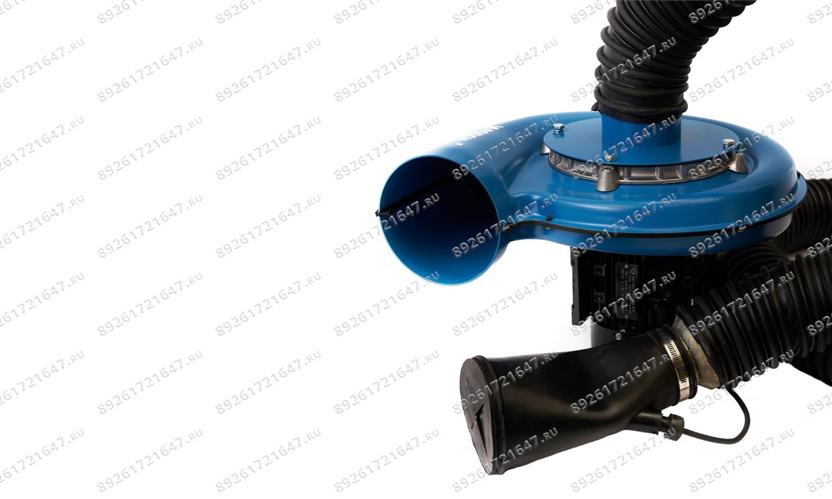  (CA70010204) Шланг с вентилятором для удаления выхлопных газов ROSSVIK шланг 102мм*4м (1)