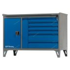  Верстак слесарный 2-х тумбовый, 7 ящиков NW207 мни (1)