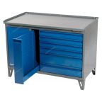 Верстак слесарный 2-х тумбовый, 7 ящиков NW207 мни (3)