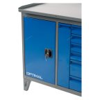  Верстак слесарный 2-х тумбовый, 7 ящиков NW207 мни (5)