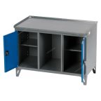  Верстак слесарный 3-х тумбовый, 2 створки NW302 мни (1)