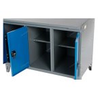  Верстак слесарный 3-х тумбовый, 3 створки NW303 мни (2)