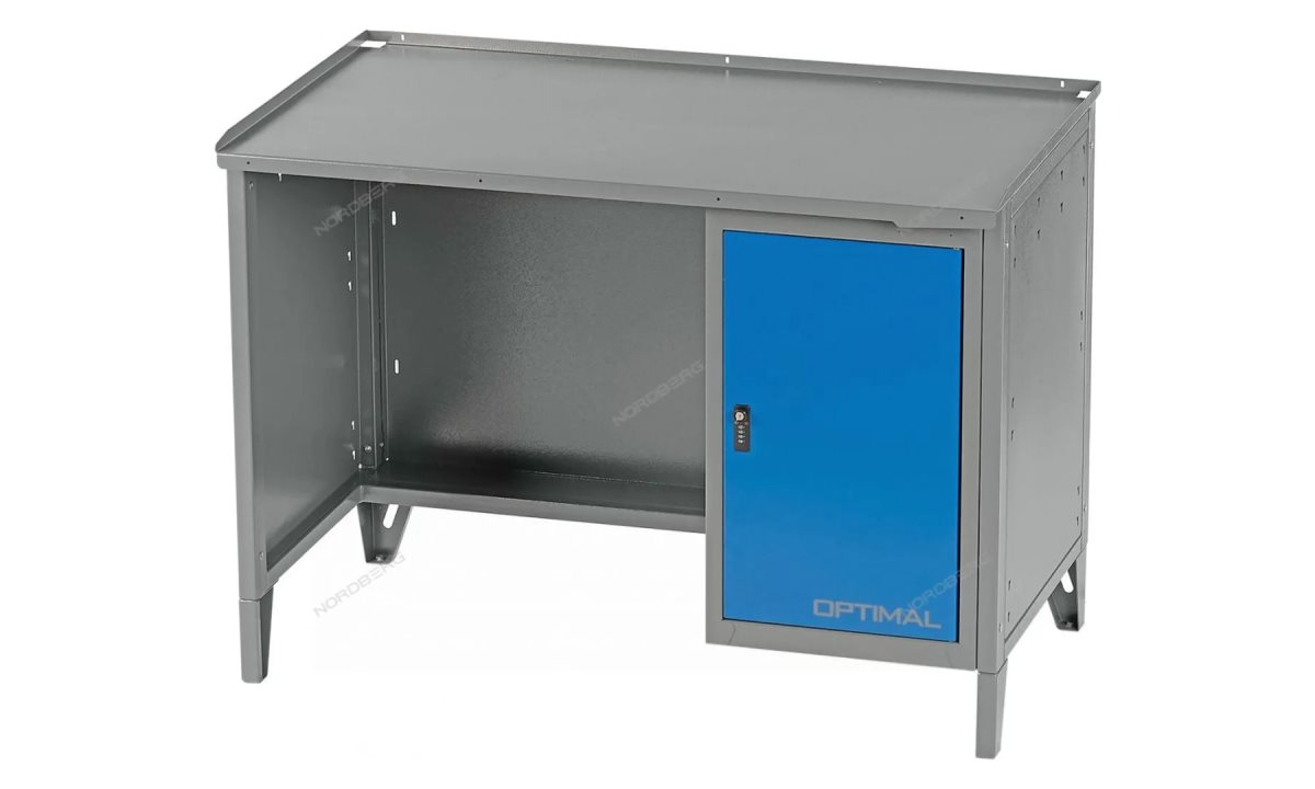  Верстак слесарный 1 тумбовый /OPTIMAL-NW101/ (0)