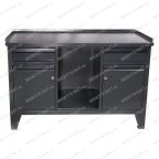  Верстак ВВС-213-3, 2-х тумбовый с нишей, 870*1300*550мм, RAL7016 мни (1)