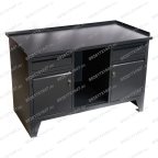  Верстак ВВС-213-3, 2-х тумбовый с нишей, 870*1300*550мм, RAL7016 мни (0)