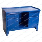  Верстак ВВС-213-3, 2-х тумбовый с нишей, 870*1300*550мм, RAL5010 мни (0)