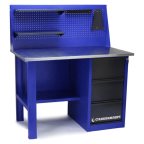  Стол для слесарных работ 1200 мм однотумбовый с 3-мя ящиками с экраном мни (0)