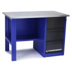 Стол для слесарных работ 1200 мм однотумбовый с 3-мя ящиками без экрана фото