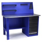  Стол для слесарных работ 1400 мм однотумбовый с 5-ю ящиками с экраном мни (0)