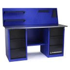  Стол для слесарных работ 1600 мм 2 тумбы с 3-мя ящиками с экраном мни (0)