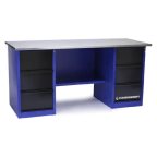  Стол для слесарных работ 1800 мм 2 тумбы с 3-мя ящиками без экрана мни (0)