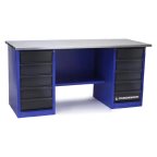  Стол для слесарных работ 1800 мм 2 тумбы с 5- ю ящиками без экрана мни (0)