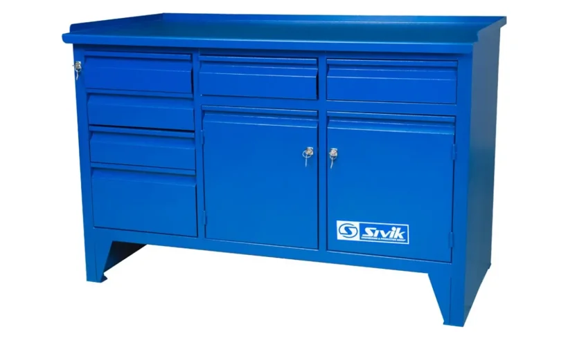 Верстак слесарный трехтумбовый КС-023 фото