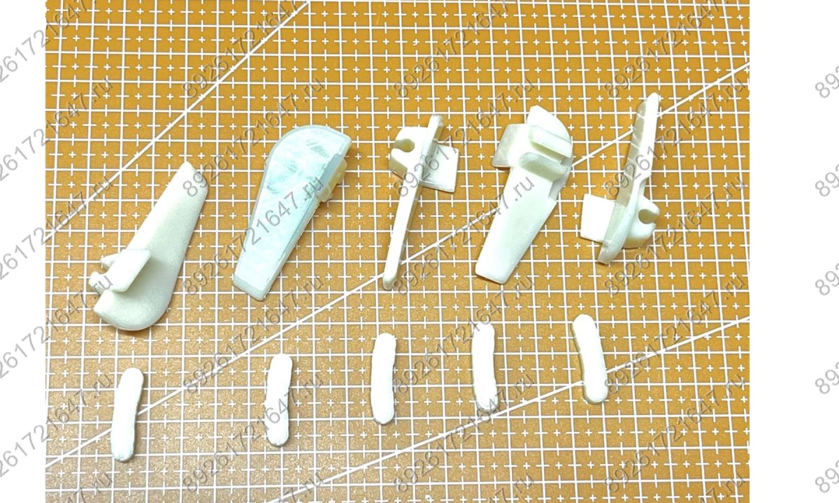  KraftWell X005624_X005625 Комплект пластиковых накладок (5+5шт) на шиномонтажную головку ШМС  (0)