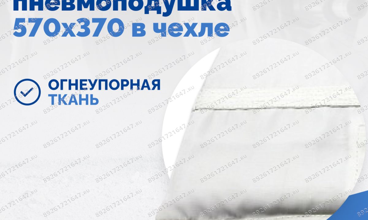  Плоская пневмоподушка 570х370 в чехле (1)