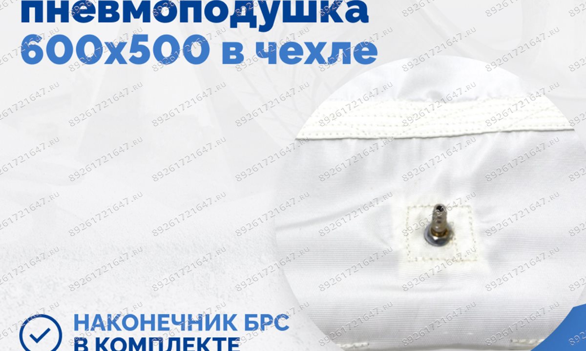  Плоская пневмоподушка 600х500 в чехле (1)