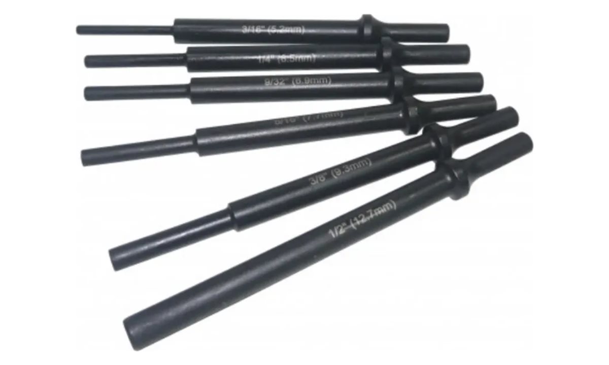  Выколотка для пневмомолотка, набор 6 предметов, KA-3760 (0)