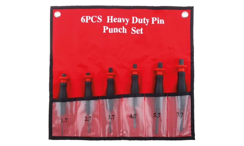 Набор выколоток с протектором для слесарных работ, 6 предм. KA-4376 фото