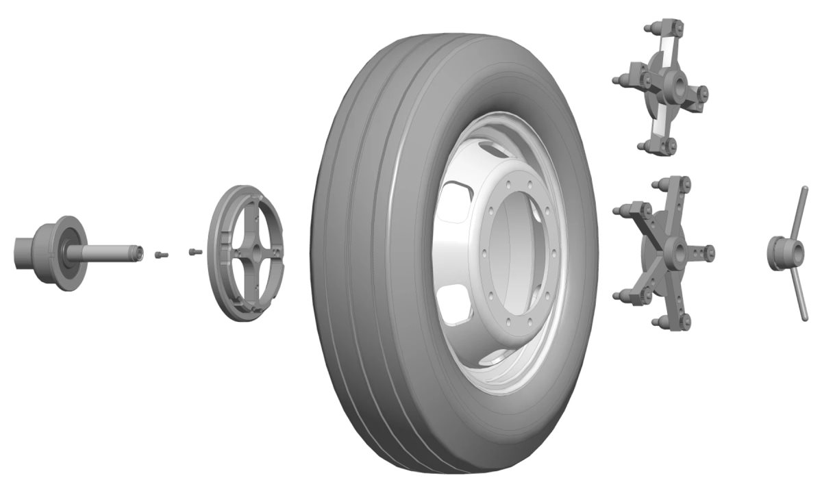  Набор адаптеров для колес грузовых автомобилей (1)