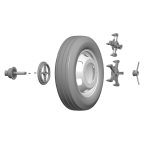  Набор адаптеров для колес грузовых автомобилей мни (1)