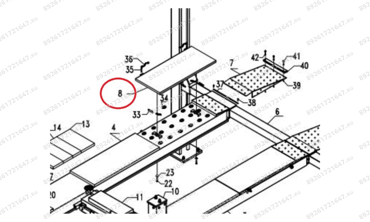  F3.5-4 FlEq/8 Пластина скольжения (0)