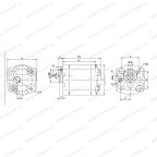  F6106/Gp Насос шестеренный CBD-F2-BA мни (2)