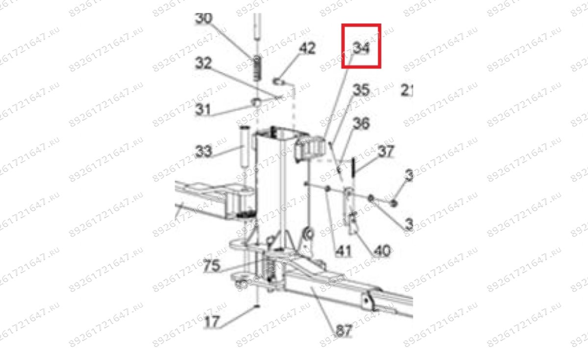 T5.5/34 Блок скольжения (0)