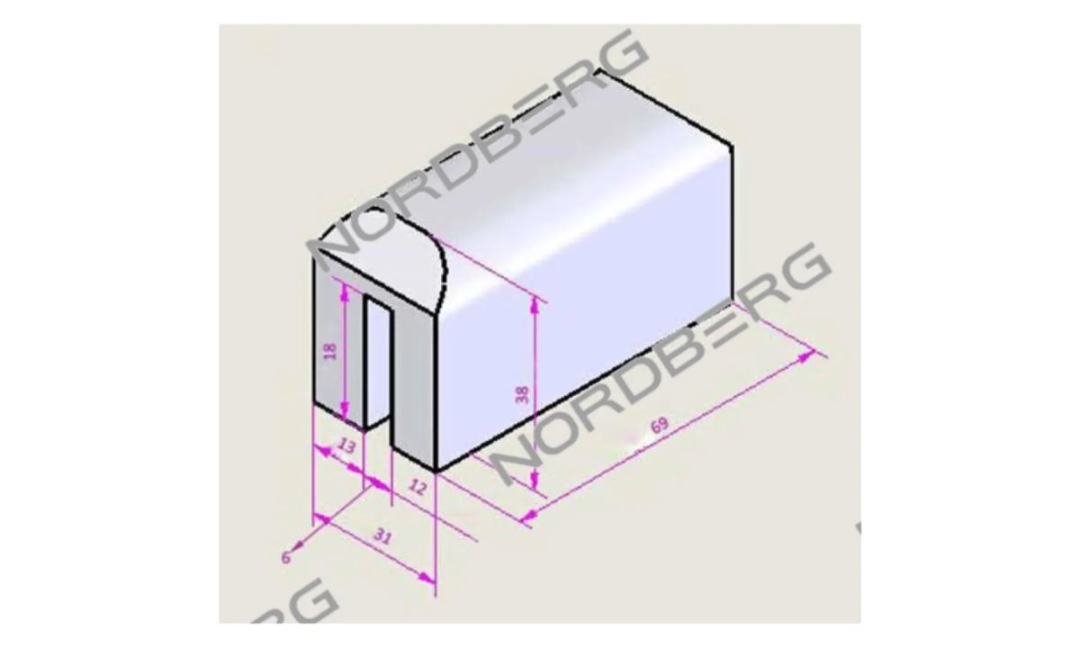  Запчасть вставка пластик для подъемника 4120A old N4120A-4T#NBOLD (0)