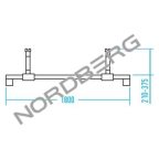  Рейка SUV для рамных автомобилей для подъемников NORDBERG N631 мни (1)