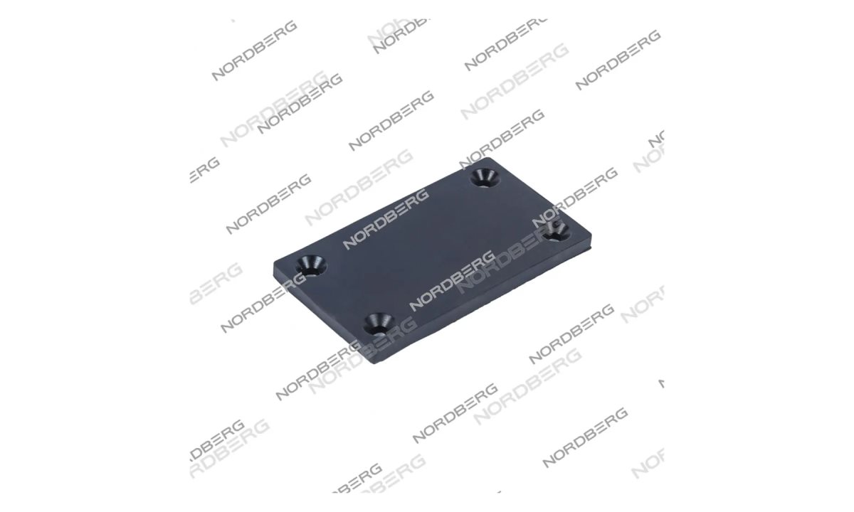  NORDBERG ЗАПЧАСТЬ НАКЛАДКА РЕЗИНОВАЯ (E-907) для 4120B X005202 (0)