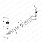  Резиновая подушка для подхвата V2-4L, V2-4LH, V2-4LB (не оригинал) мни (1)
