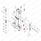  Регулировочный болт стопора M8×40 T4Е, T4, V2-4L мни (4)