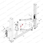  Ось крепления лапы T4Е мни (0)