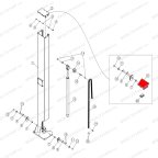  Верхняя крышка колонны T4 RAL5005 мни (4)