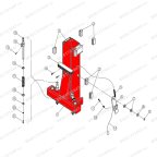  Корпус каретки T4, T4B, V2-4L, V2-4LB RAL1018 мни (0)