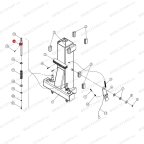  Сегмент зубчатый стопора лапы T4Е, T4, T4H, T4B, V2-4L, V2-4LH, V2-4LB, V2-5.5, V2-5.5L мни (3)